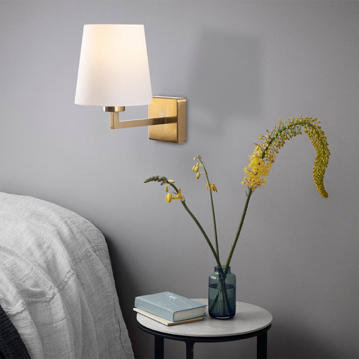 Opviq Profil - 4652 Lámpara de pared blanco y dorado